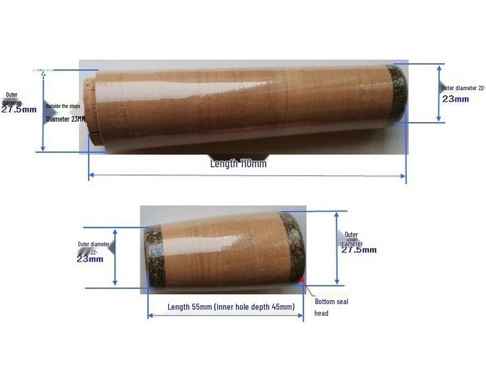 4A Cork RD Model 27MM Gun Handle Segmented DIY Lure Raft Rod Set for Boat Workshops