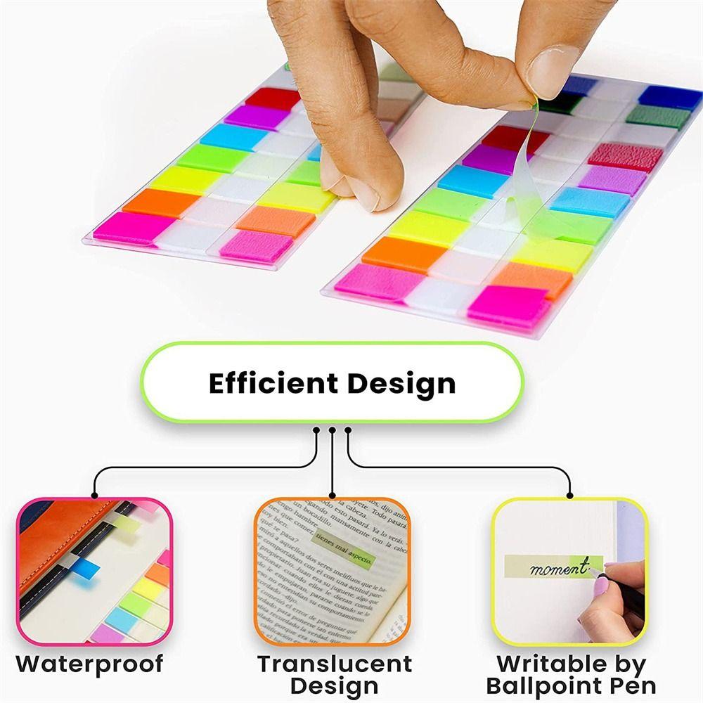 Transparent Sticky Tabs Water Proof Index Tabs Student Children Sticky Notes  Bookmarkers