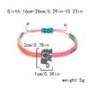 Retro Handmade Woven Evil Eyes Elephant Bracelet For Women Men Simple Classic Animal Evil Eye Bracelet Bangle Friendship Jewelry