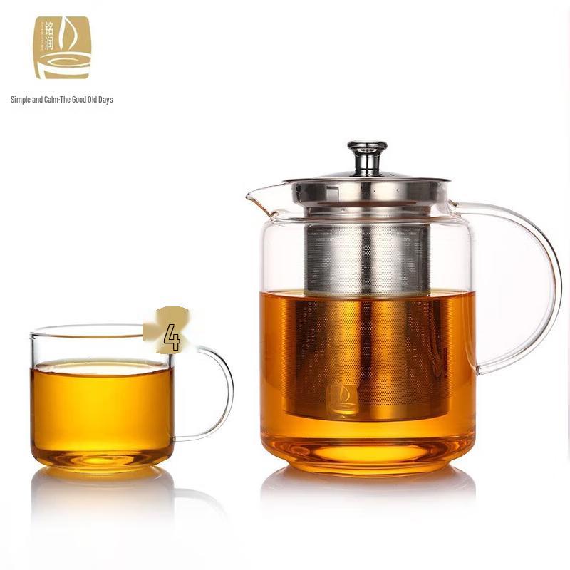 MINGRUN Heat-Resistant Glass Tea Set