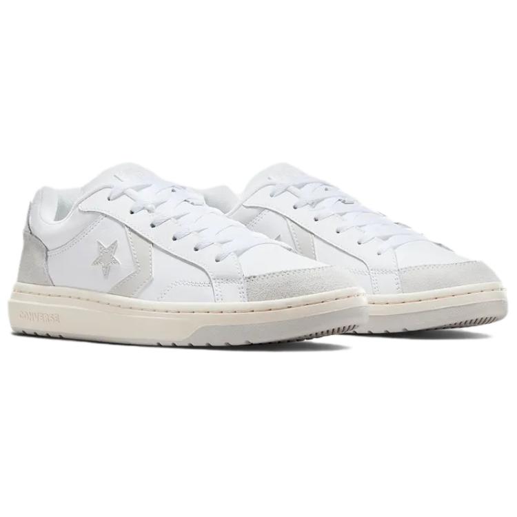 Converse Pro Blaze Strap Classic Low-top Retro Basketball Shoes Unisex White