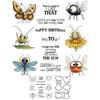 Insect Gathering Clear Silicone Stamps & Metal Dies for Handmade Cards