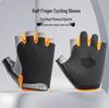 Shock-Absorbing Fingerless Fitness Gloves: Breathable, Non-Slip, Sweat-Wicking, Anti-Callus, for Machine Training, Suitable for Men and Women