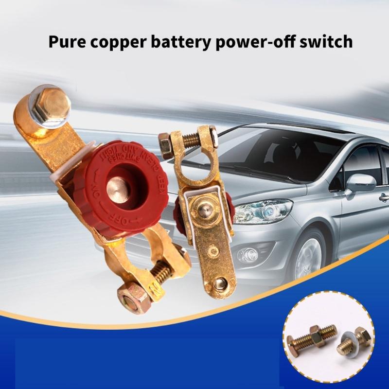Quick Disconnect Battery Shut Offs Switch Top Post Battery Disconnect Switch for Truck Vehicle Battery Isolator