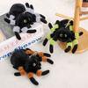 Simulation Colored Eye Spider Plush Pendant Fluffy Spider Plush Keychain  Birthday Parties