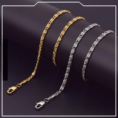 3.5mm Stainless Steel Necklace Gold Color and Silver Color Unisex Chain Trendy Fashion Gift