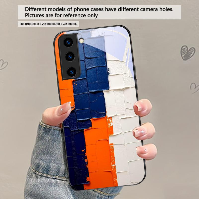 

Animal Footprint Stone For Samsung Galaxy S20 S21 S22 S23 Plus S24 FE S25 Ultra S26 Edge S25+ S20+ S22+ Black Glass Phone Case Galaxy S25 Edge