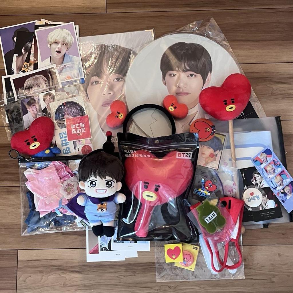 [USED] Price Drop: BTS Official Plush Toys, Trading Cards, Fans, BT21