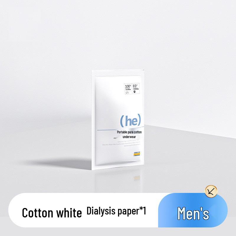 Supermarkt Herren- & Damen Einweg-Baumwollunterwäsche, einzeln verpackt, steril, Übergröße, reisefreundliche Slips.