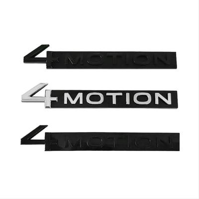3D ABS černá 4 Motion logo písmena zadního kufru auta emblém odznak samolepka pro Tayron Golf MK4 5 Tiguan 4motion samolepka příslušenství