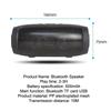 Højttaler Bluetooth Højttaler Stereo Udendørs Afspilning Fm Stemmeudsendelse Bærbar Subwoofer 50 Trådløs Højttaler