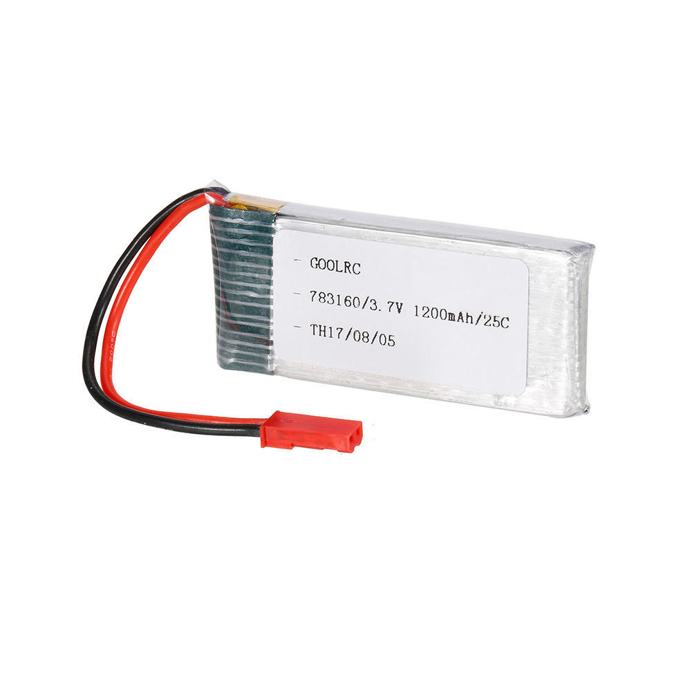 2 adet GoolRC 3.7 V 1200 mAh 25C JST Fiş LiPo Pil Walkera WKLIPO-5 #10 5G4Q3 SYMA S006