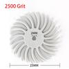 5Pcs 25mm Radial Gap Polishing Grinding Head 2.35/3mm Shank Slit Detail Bristle Disc Abrasive Brush Polishing Wheel