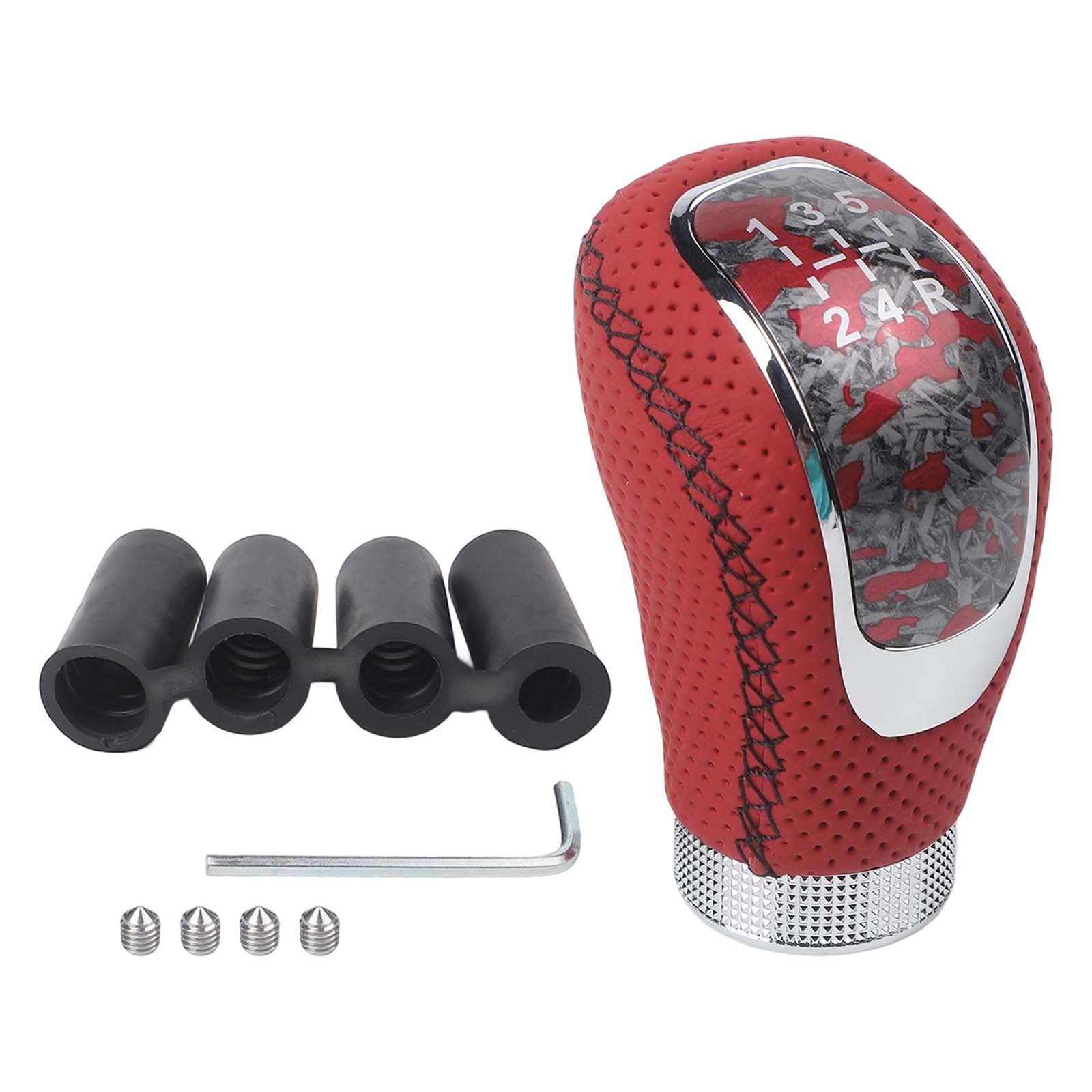 

5 Speed Leather Shift Knob Car Manual Transmission Lever Knob Car Accessories Interiors Interior Decoration