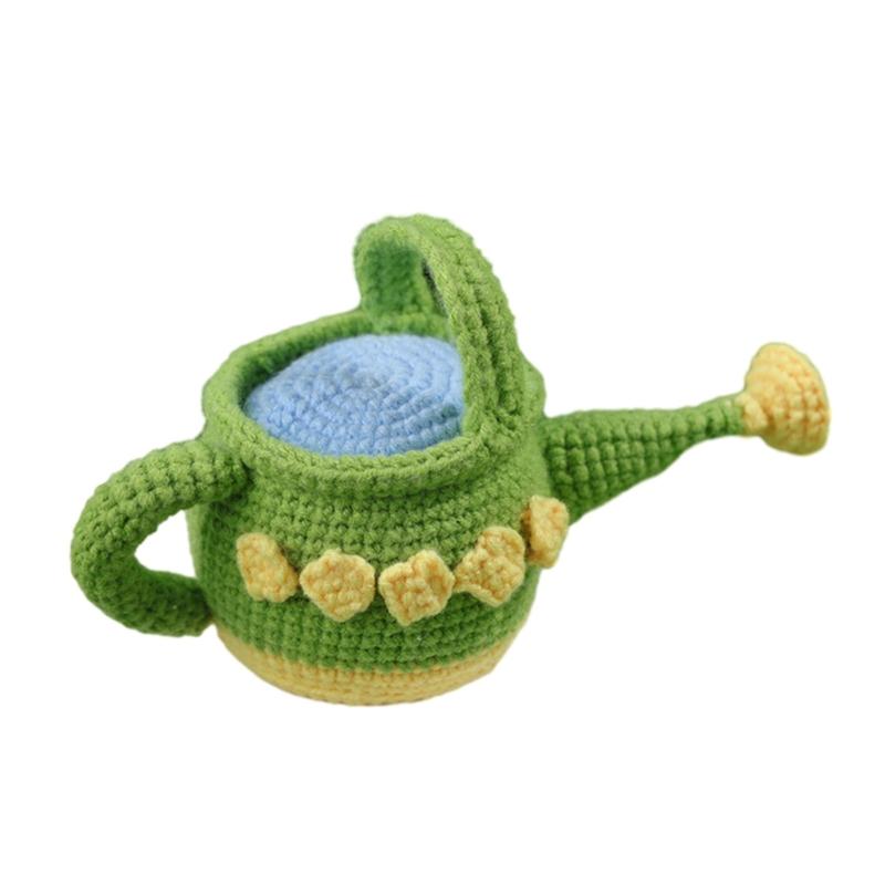 Kit per uncinetto di animali fai-da-te Set di filati per uncinetto di piante Kit per uncinetto per principianti Set per imparare l'uncinetto con video in inglese