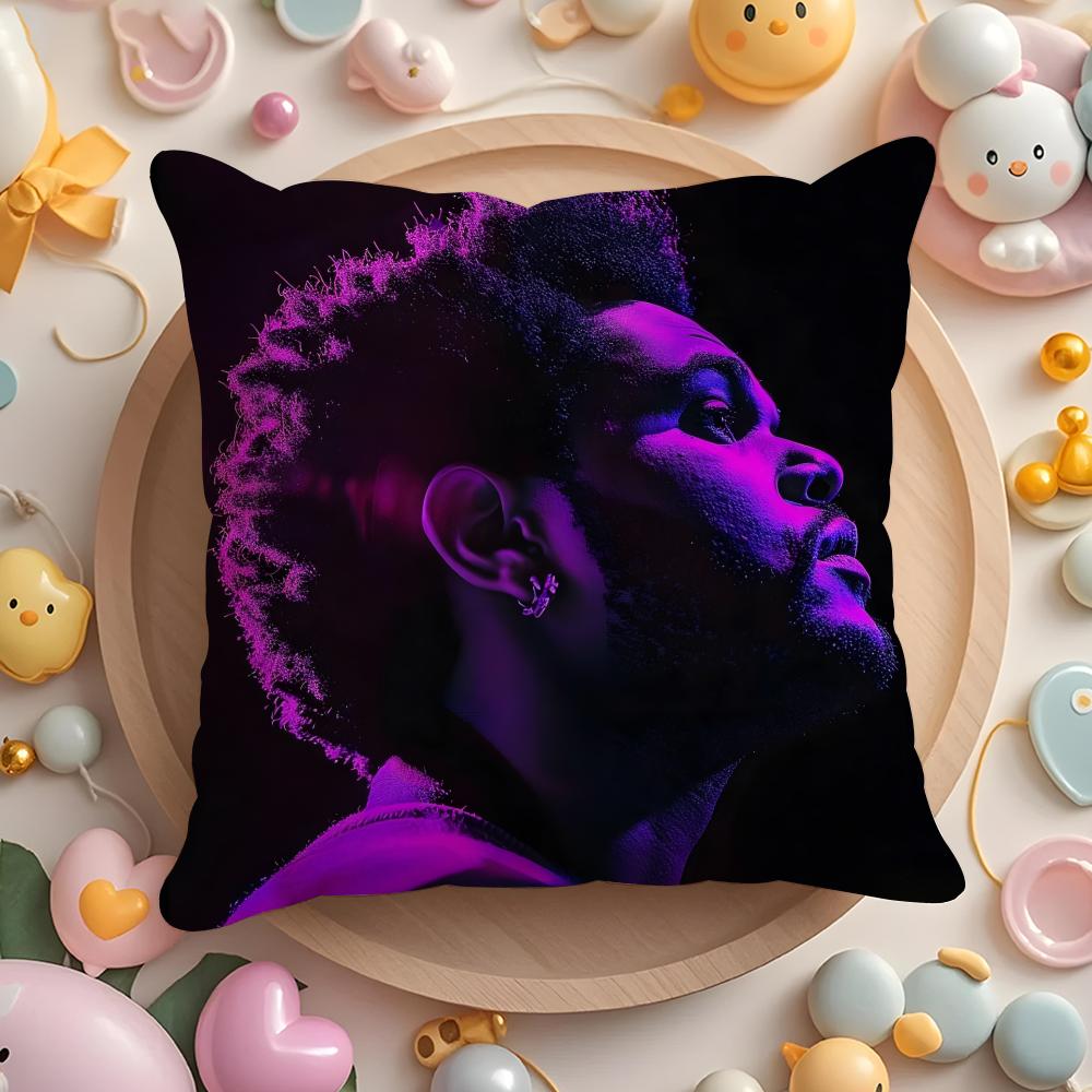 

The W-Weeknd Singer Cushion Cover Home & Car Multi-Scene Pillow Cover - Reversible, Soft & Durable for Daily Use 30X30cm