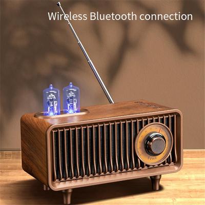 Portable Home Speaker Retro Bluetooth Speaker Subwoofer Radio TF Card U Disk High Sound Quality Indoor Wireless Portable Home Speaker