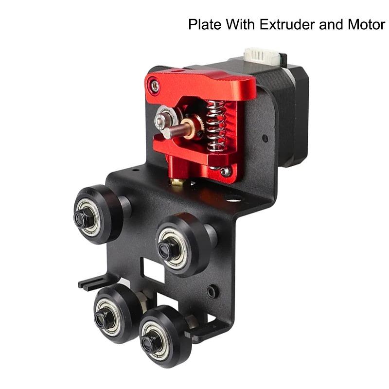 3D Printer Part Under 3 CR10 Direct Drive Plate Metal Upgrade Kit for CR10 Under 3 Direct Extruder Adapter Back Plate With Motor
