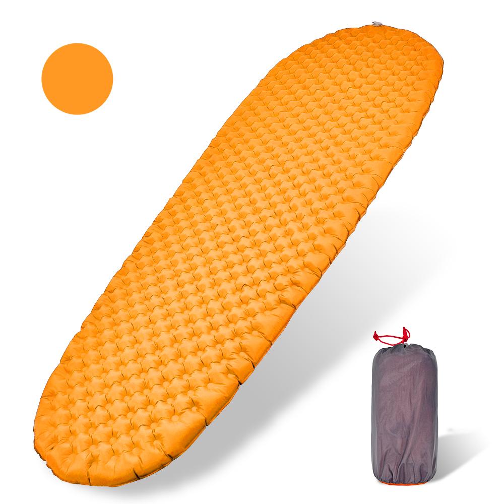 Portable Waterproof Inflatable Camping Mat 4 Season Lightweight 20D Nylon TPU Air Mattress for Outdoor Camping 191cm*61cm*7cm