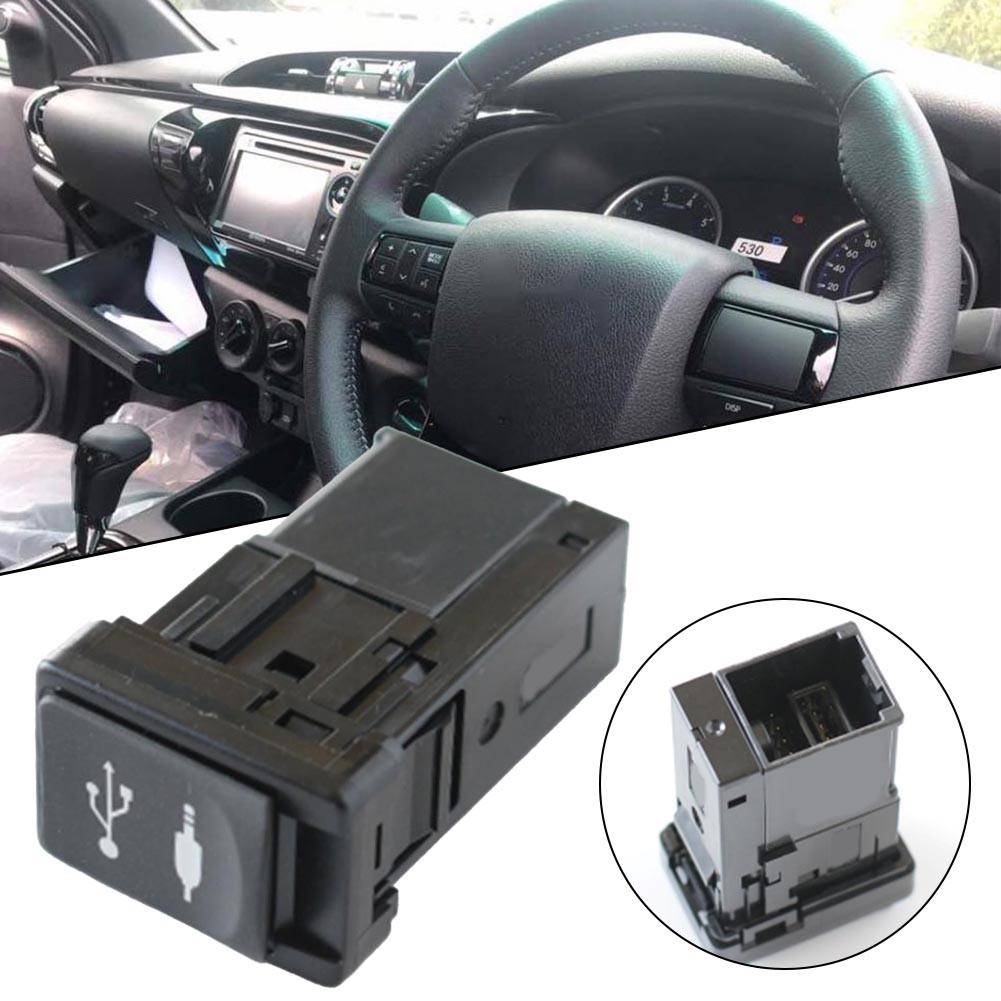 Reliable Car USB AUX Audio Port Adapter Compatible With For Toyota 2014 2019