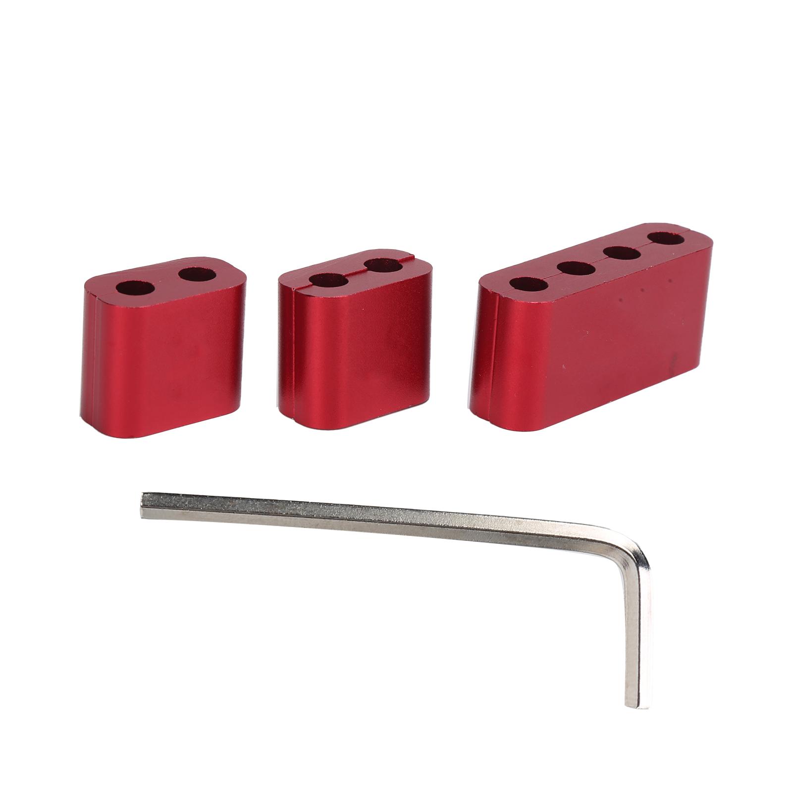 

3pcs Spark Plug Electrical Wire Separators Aluminum Alloy Clamps for 7mm 8mm Ignition Cable Line