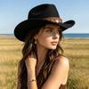 Women S Unisex Panama Hat Western Jazz Style Hat Winter Autumn
