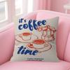 Funny Coffee Club Diver Abstract Personalized Pillow Cover Kids Bedroom Wild Party Decor Pillowcase Kid Birthday Shower Gift
