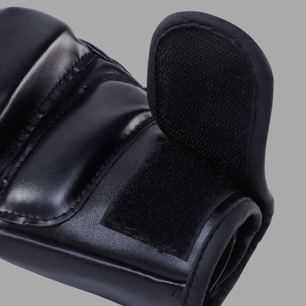 Thicken Padding Boxing Gloves Professional Training Gloves Fighting Gloves  Knuckles Protection