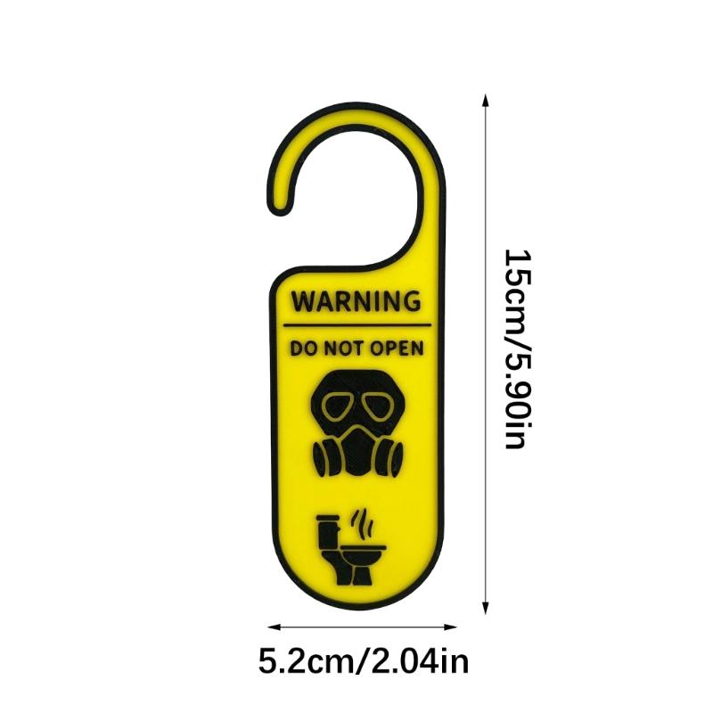 Do Not Disturb Bathroom Door Sign Warning Do Not Open Occupied Door Hanger Sign for Home Office Conference Hospital