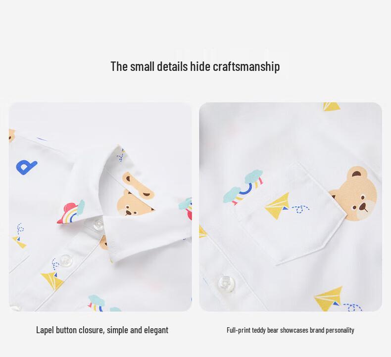 PawinPaw Boys' Printed Long Sleeve Shirt