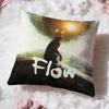 Cartoon Movie F-Flow Cushion Cover Premium Comfort Reversible Pillow Cove -Two In One Design for Any Room & Car Interior