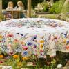 Waterproof Polyester Tablecloth Country Rooster Table Cover Universal Round Table Cloth  Kitchen