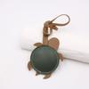 Handmade Faux Leather Cute Turtle Shaped Women'S Keychain Pendant Luggage Travel Pendant Bag Pendant
