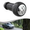 Wide Compatibility 5 Speed Shift Lever Knob Black Chrome Knob