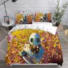 Fashion The Wild Robot Cartoon Bedding Set Single Twin Full Queen King Size Bed Set Kids Bedroom Duvetcover Sets Bed Sheet Set