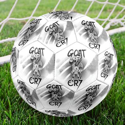 1 יחידה כדורגל Cr7 גודל 5 כדורגל תפור במכונה אימון ומשחקים בחוץ מתנה ייחודית לאוהדי כדורגל