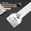 Multi Functional Cleaning Scraper Kitchen Tile Cleaning Scraper Wall Floor Cleaning Scraper Stainless Steel