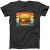 Cute Hamburger Design for Men Women Vintage Hamburger Burger T-Shirt Sweatshirt Hoodie Tanktop for Men Women Kids Black