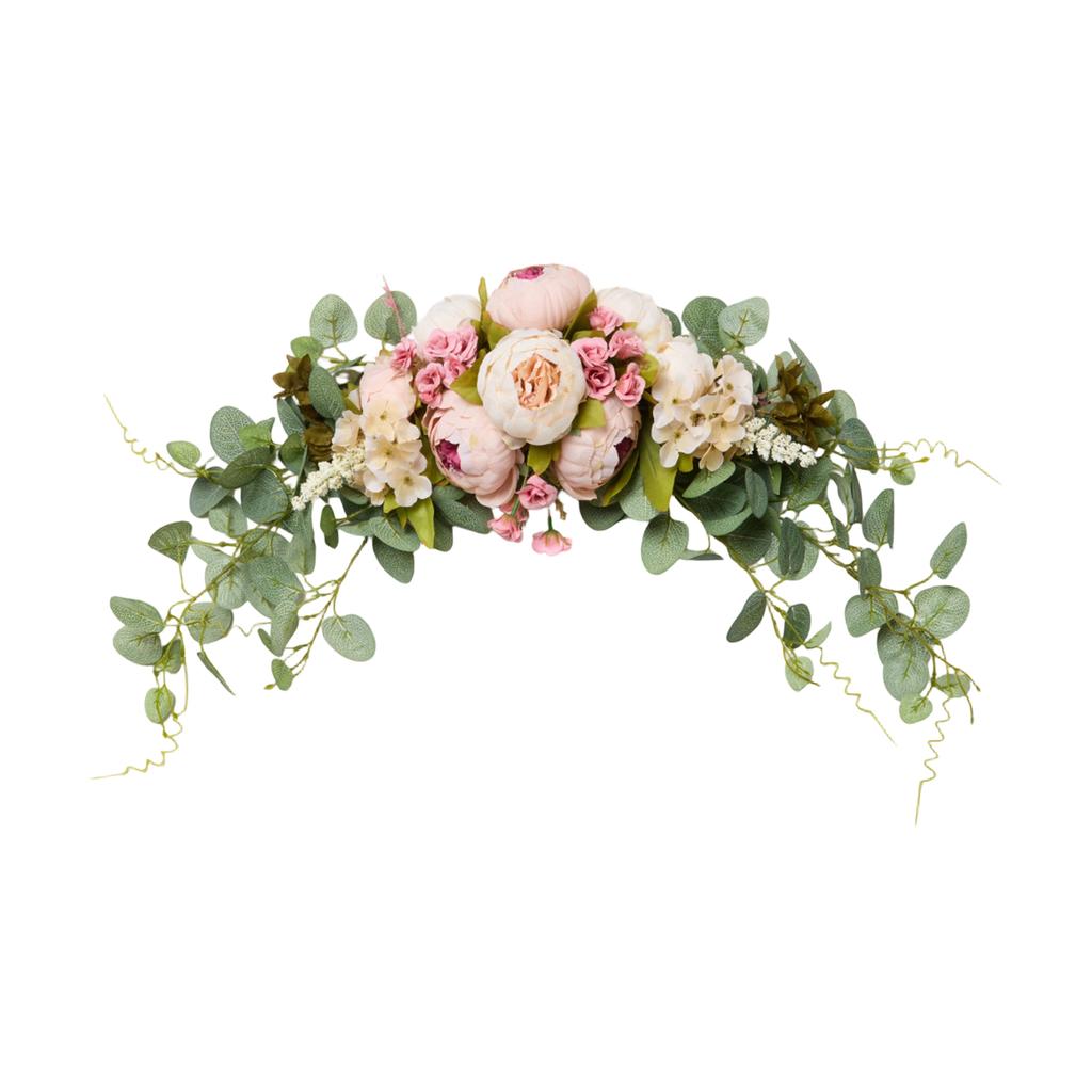 Artificial Flower Door Lintel Mirror Table Flower Hanging Decoration