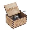 Harry Potter Engraved Wooden Music Box Vintage Storage Box Design