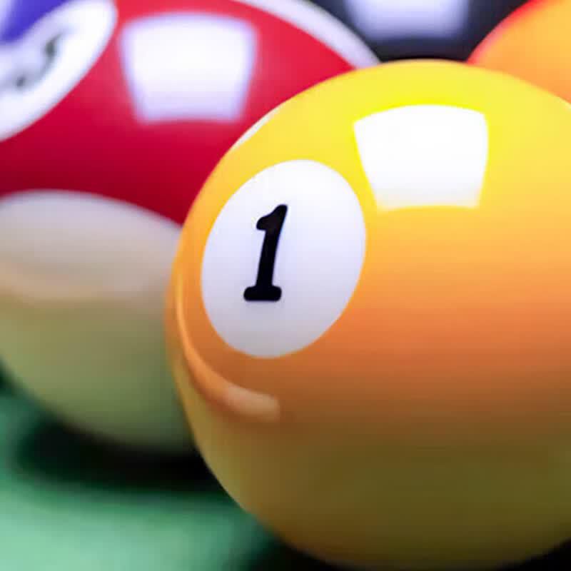 Xilai Crystal American Pool Ball Set