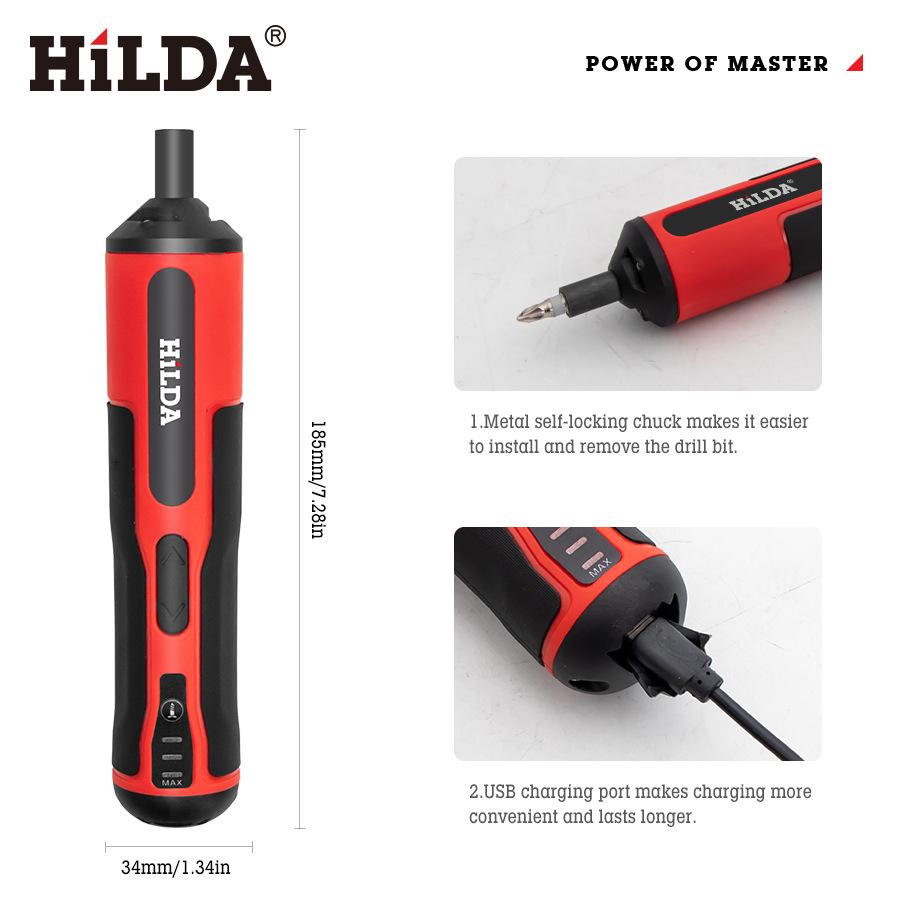 Rechargeable Multifunctional Electric Screwdriver Set for Home Repair