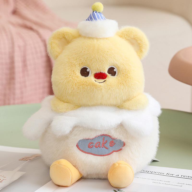 Moti Sweet Plush Bear Cake: Cute Doll for Kids' Birthday or Valentine's Gift