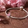 New Copper Charm Fit Original Bracelet Accessories Women Jewelry Travel Series Castle Pyramid Eiffel Tower