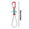 Strapazierfähiges Paracord-Lanyard mit Karabinerhaken Sicherer Schlüsselanhänger-Riemen für Wasserflasche, Rucksack & Outdoor-Ausrüstung