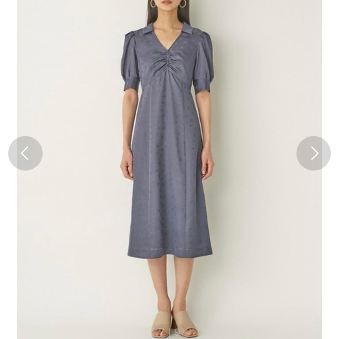 Good condition Lily brown dress heart pattern gray