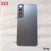 S908 Housing For Samsung Galaxy S22 Ultra Plus S901 S906 5G Battery Cover Glass Repair Back Door Rear + Logo Camera Lens