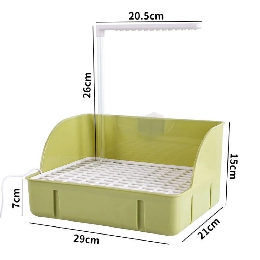 Automatická cirkulace Ptačí vana s více kohoutky Koupel pro domácí ptáky Velký sprchový bazén