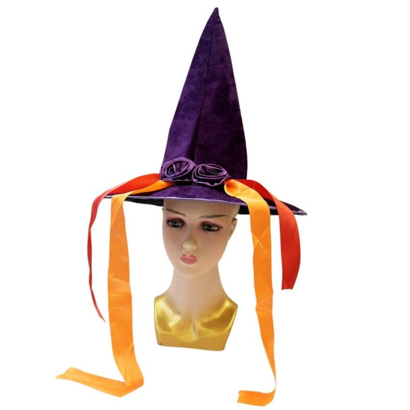 Lightweight Pointed Witch Hat With Stylish Design Halloween Costumes Accessories Comfortable Clothing Accessory
