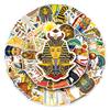 10/50Pcs Ancient Egypt Stickers Pyramid Sphinx Pharaoh Stickers Graffiti Stickers for DIY Luggage Laptop Skateboard Motorcycle Bicycle Stickers
